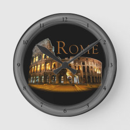 Rome: The Colosseum Runde Wanduhr