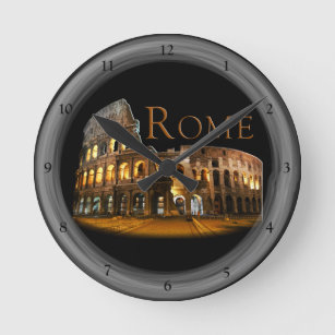 Rome: The Colosseum Runde Wanduhr