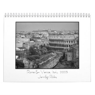 Rome & Venise, Italie - Calendrier 2023
