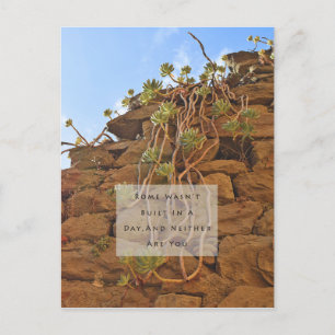 Rome Wasn't Built in a Day Postcard Postkarte