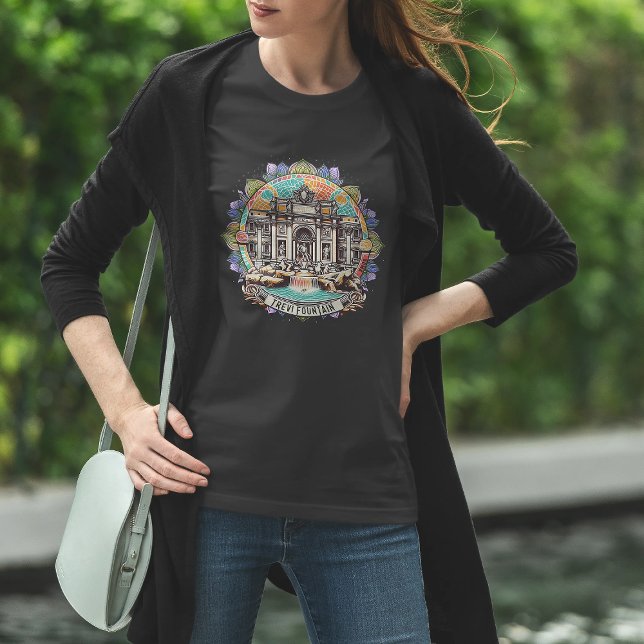Rome Whispering Fountain Womens Basic T-Shirt (Von Creator hochgeladen)