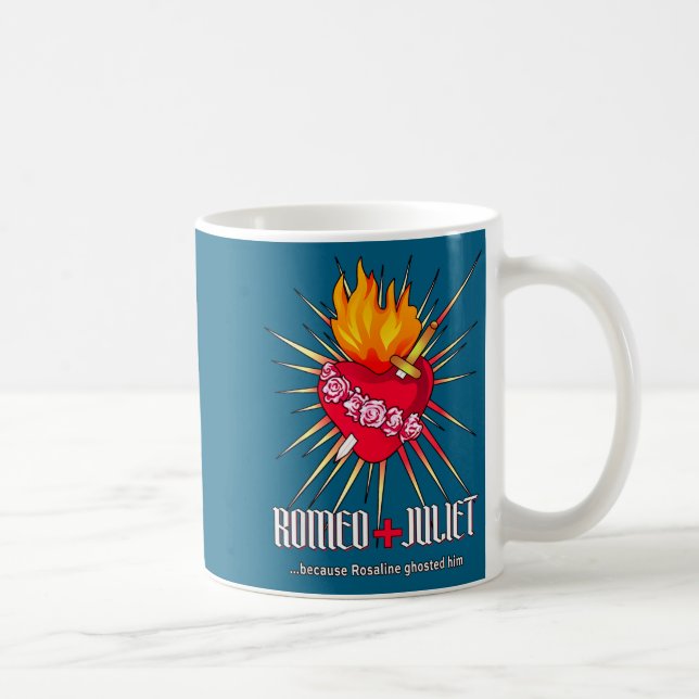 Romeo And Juliet Sacred Heart, Ghosted By Rosaline Kaffeetasse (Rechts)