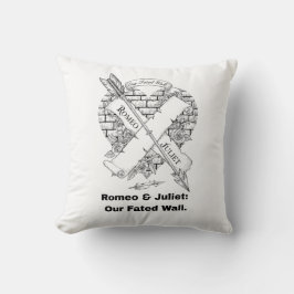 Romeo and Juliet T-Shirt Kissen