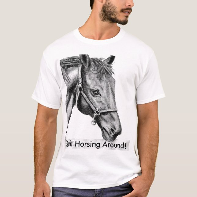 Romeo, beendigte Horsing herum! T-Shirt (Vorderseite)