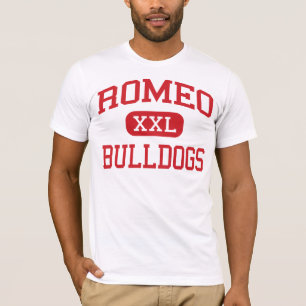 Romeo - Bulldoggen - Highschool - Romeo Michigan T-Shirt