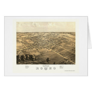 Romeo, carte panoramique de MI - 1868
