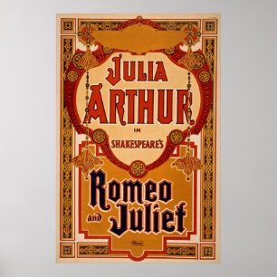 Romeo & Juliet Poster vintage