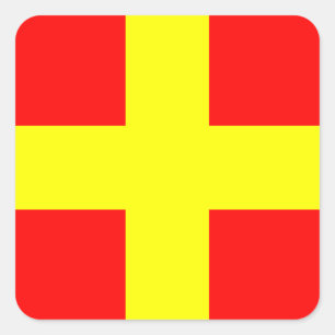 ROMEO QUADRATISCHER AUFKLEBER