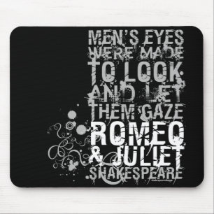 Romeo- u. Julietmann-Zitat Mousepad