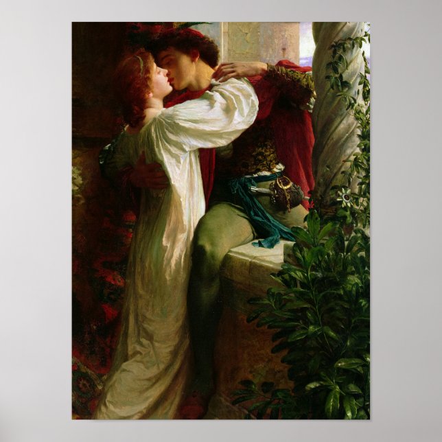Romeo und Julia, 1884 von Frank Dicksee Poster (Vorne)