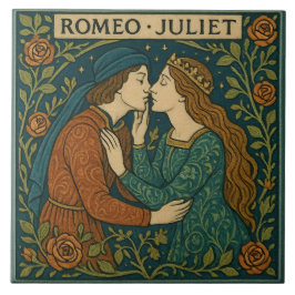 Romeo und Julia - Kunstgewerbe Keramik Tile Fliese