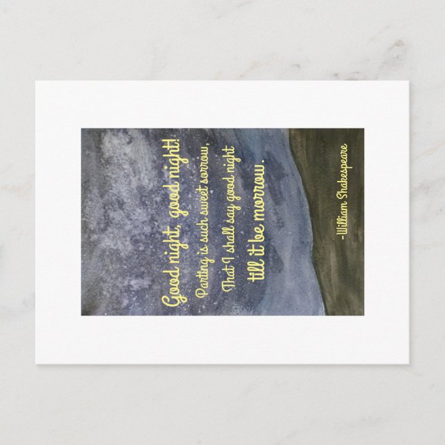 Romeo und Julia Postkarte (Vorderseite)