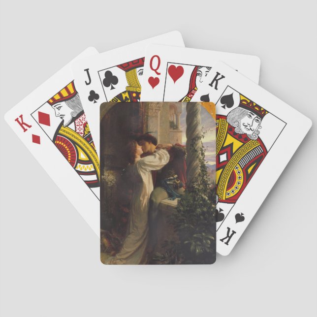 Romeo und Julia (von Frank Dicksee) Spielkarten (Rückseite)