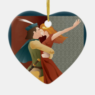 Romeo und Juliet, Ballett Keramik Ornament