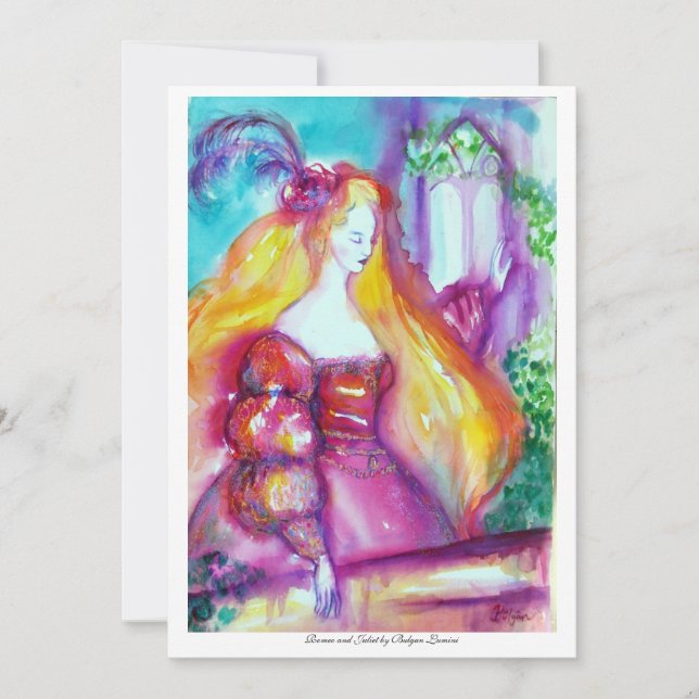 ROMEO UND JULIET EINLADUNG (Vorderseite)