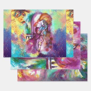 ROMEO UND JULIET Romantischer Valentinstag Geschenkpapier Set