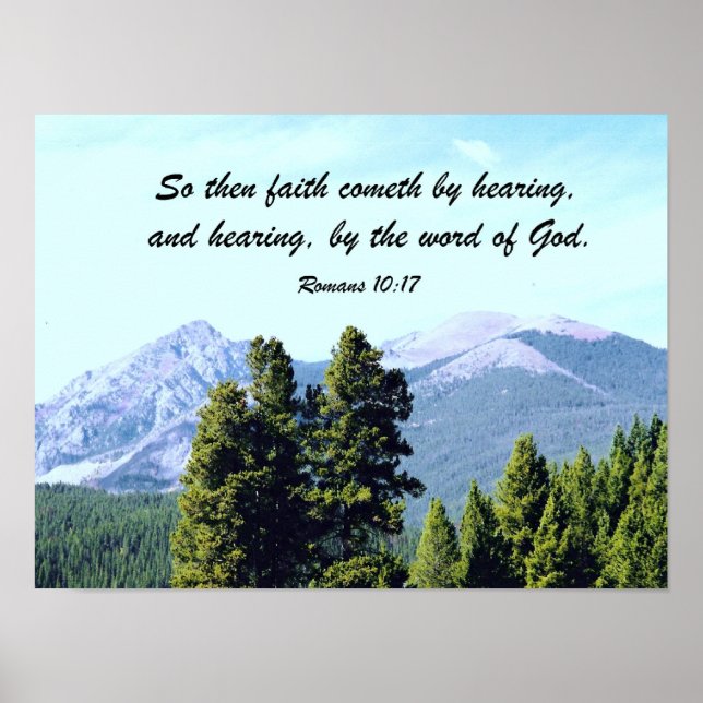 Römer 10:17 poster (Vorne)