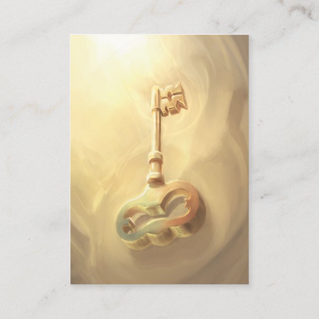 Römer 10:9-10 KJV-Karten Visitenkarte (Rückseite)