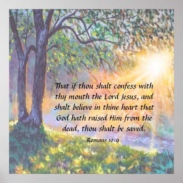 Römer 10:9 poster (Vorne)