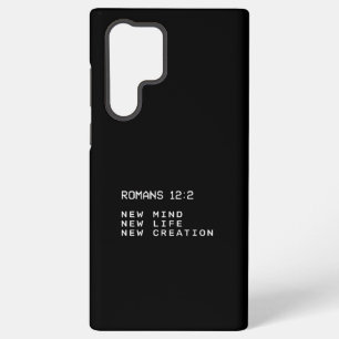 Römer 12:2 Neuer Geist Lebensschöpfung Minimalist Samsung Galaxy Hülle