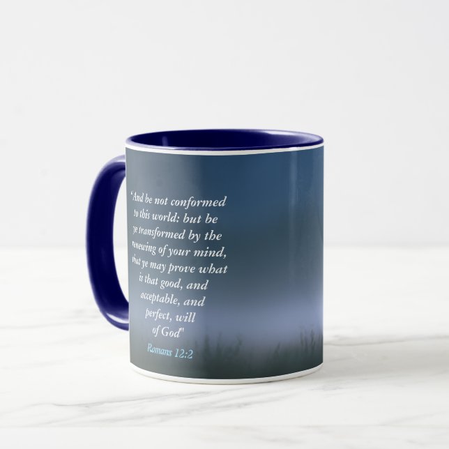 Römer 12:2 tasse (Vorderseite Links)