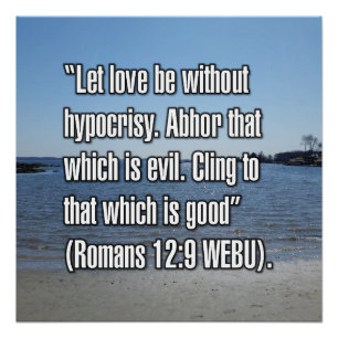 Römer 12:9 WEBU Poster
