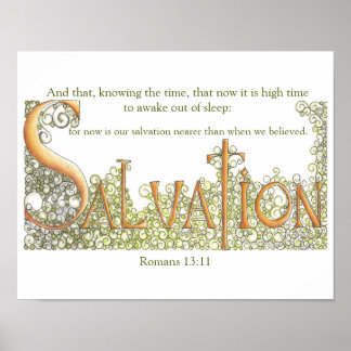 Römer 13:11 Erlösung Poster