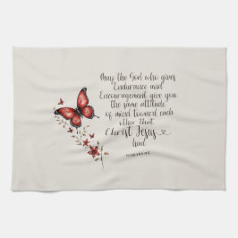 Römer 15:5 Bibelverse Bild Geschirrtuch