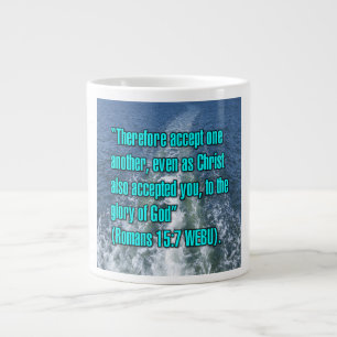 Römer 15:7 WEBU Mug Jumbo-Tasse