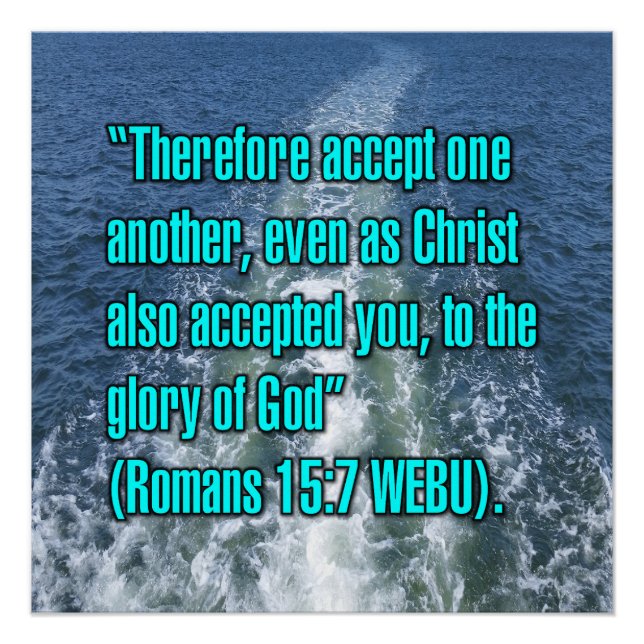 Römer 15:7 WEBU Poster (Vorderseite)