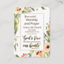 Römer 5:5 Gotteskirchliche Liebe Flyer Blumenbeete