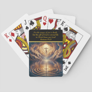 Römer 6:23 Sieg durch das Opfer Christi Spielkarten