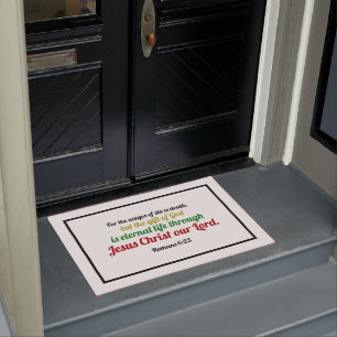 Römer 6 Heilungsbibel Verse Doormat Fußmatte
