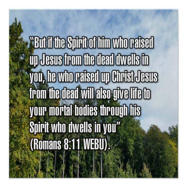 Römer 8:11 WEBU Poster (Vorderseite)