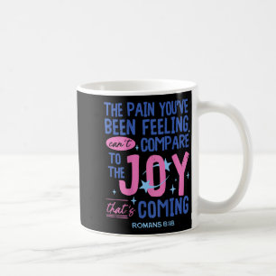 Römer 8_18 Bibel Freude Kommt Inspirational Christ Kaffeetasse