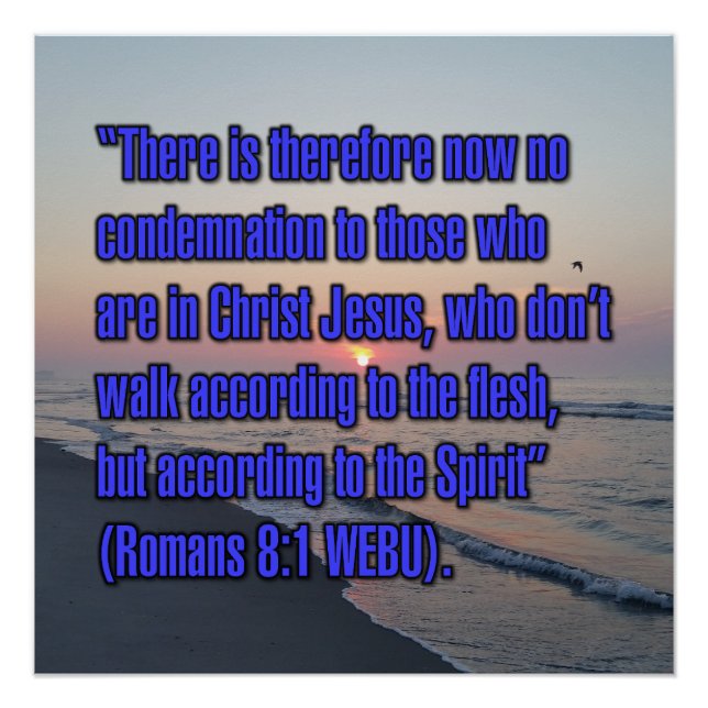 Römer 8:1 WEBU Poster (Vorderseite)