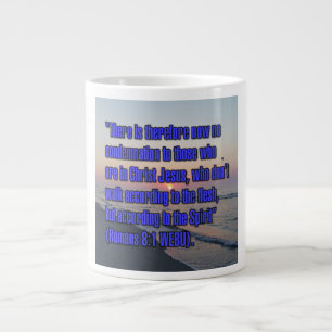 Römer 8:1 WEBU-Tasse Jumbo-Tasse