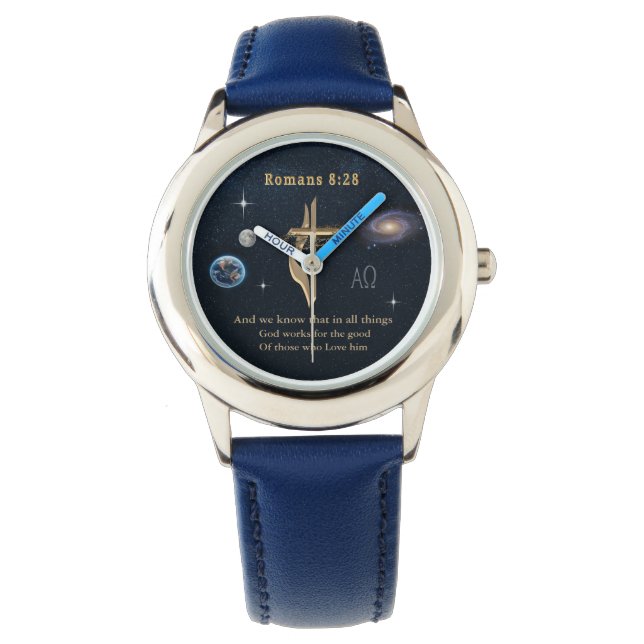 Römer 8:28 armbanduhr (Vorderseite)
