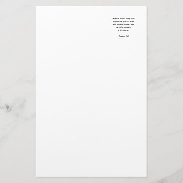 RÖMER-8:28 BRIEFPAPIER (Vorderseite)