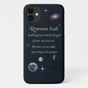 Römer 8,28 christlicher Bibelvers Case-Mate iPhone Hülle