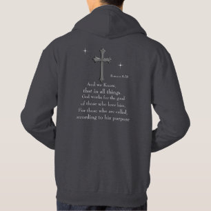 Römer 8,28 christlicher Bibelvers Hoodie