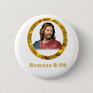 Römer 8:28 Designs Button