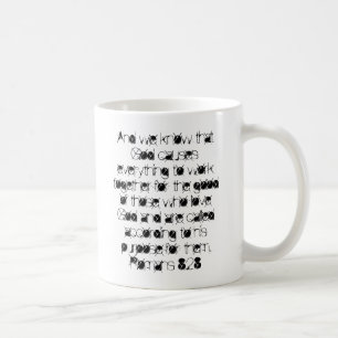 Römer-8:28 Kaffee-/Tee-Tasse Kaffeetasse