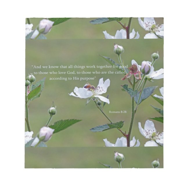 Römer 8:28 notizblock (Vorderseite)