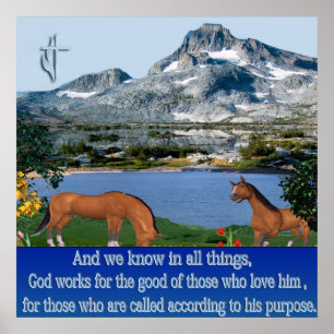 Römer 8:28 Poster