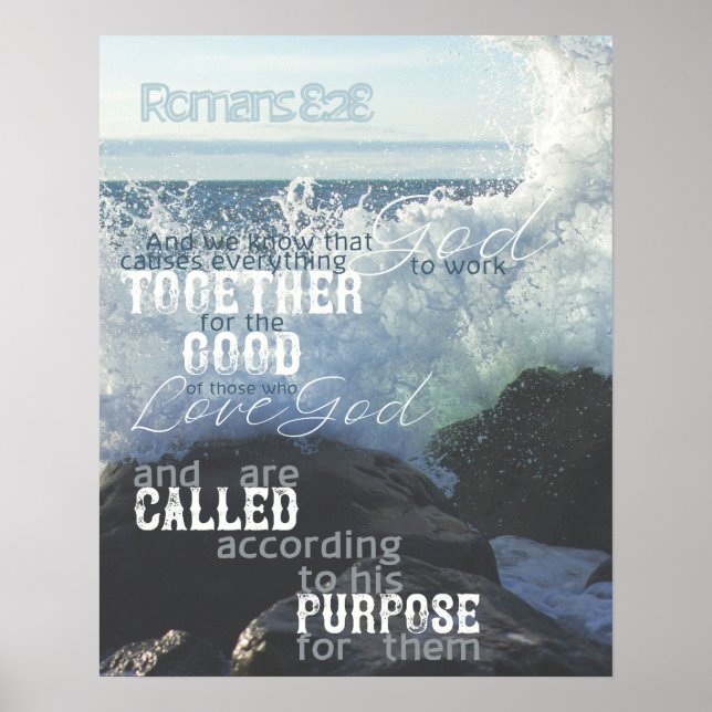 Römer 8:28 Poster (Vorne)