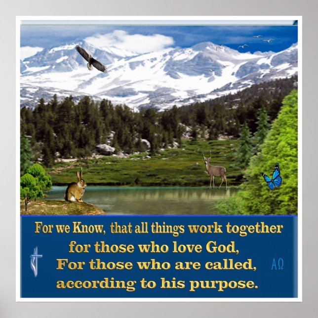 Römer 8:28 Poster (Vorne)