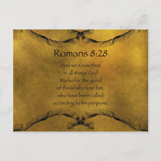 Römer 8:28 postkarte