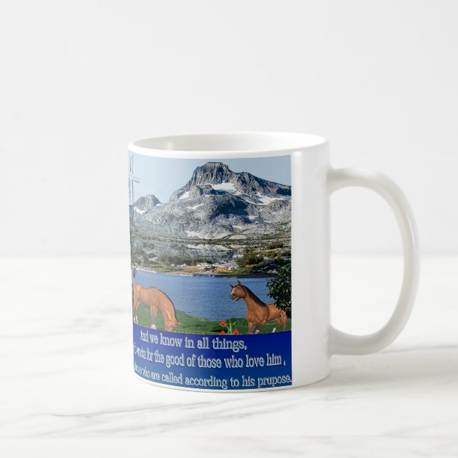 Römer-8:28-Tasse Kaffeetasse (Rechts)