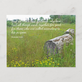 Römer 8:28 Tranquil Scene Postcard Postkarte